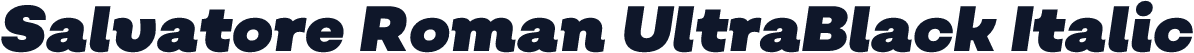 Salvatore Roman UltraBlack Italic