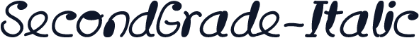 SecondGrade-Italic