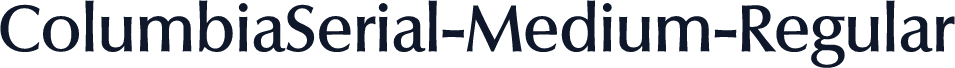 ColumbiaSerial-Medium-Regular