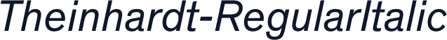 Theinhardt-RegularItalic