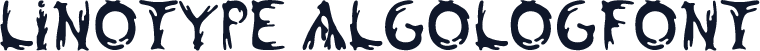 Linotype Algologfont