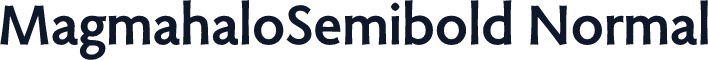 MagmahaloSemibold Normal