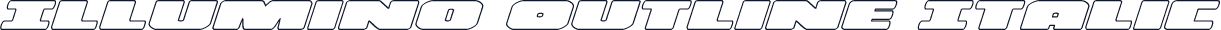 Illumino Outline Italic