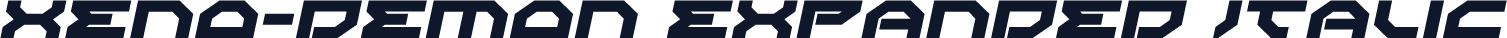 Xeno-Demon Expanded Italic