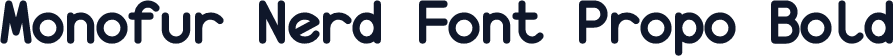 Monofur Nerd Font Propo Bold