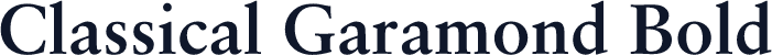Classical Garamond Bold