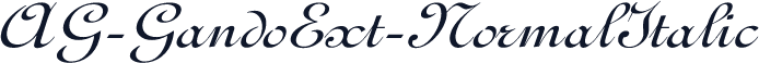 AG-GandoExt-NormalItalic