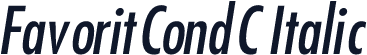 FavoritCondC Italic