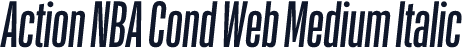 Action NBA Cond Web Medium Italic