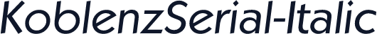 KoblenzSerial-Italic