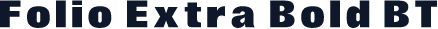 Folio Extra Bold BT