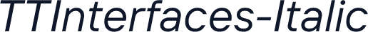 TTInterfaces-Italic
