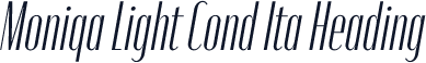 Moniqa Light Cond Ita Heading
