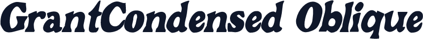 GrantCondensed Oblique