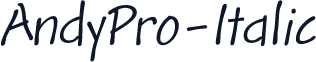 AndyPro-Italic