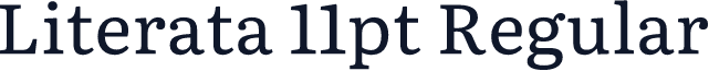 Literata 11pt Regular