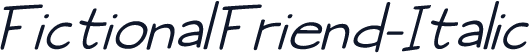 FictionalFriend-Italic