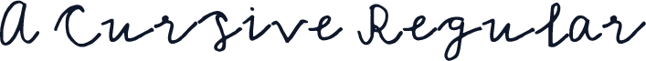 A Cursive Regular