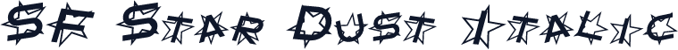 SF Star Dust Italic