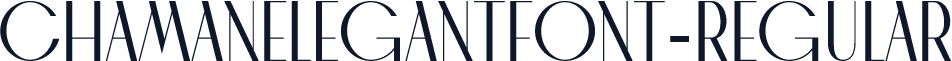 CHAMANELEGANTFONT-Regular