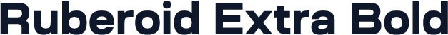 Ruberoid Extra Bold