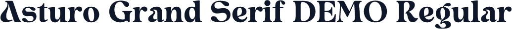 Asturo Grand Serif DEMO Regular
