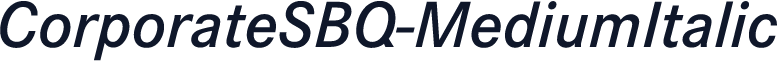 CorporateSBQ-MediumItalic