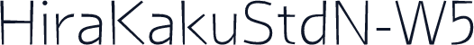 HiraKakuStdN-W5