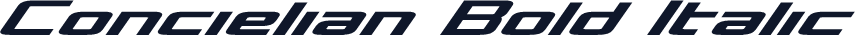 Concielian Bold Italic