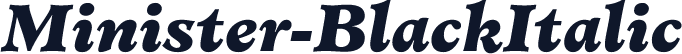 Minister-BlackItalic