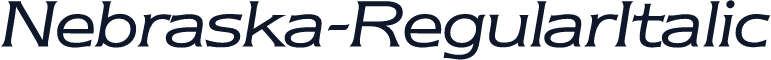 Nebraska-RegularItalic