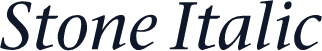 Stone Italic