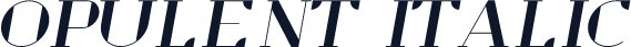 Opulent Italic