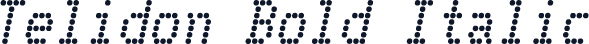Telidon Bold Italic
