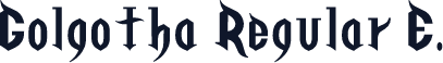 Golgotha Regular E.
