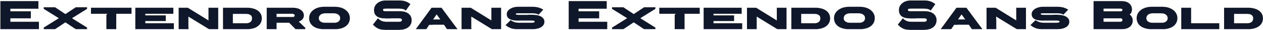 Extendro Sans Extendo Sans Bold