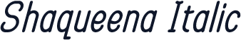 Shaqueena Italic