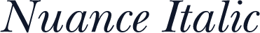 Nuance Italic