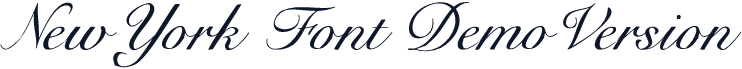 New York Font Demo Version