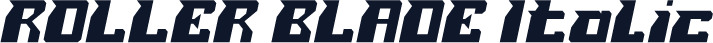 ROLLER BLADE Italic