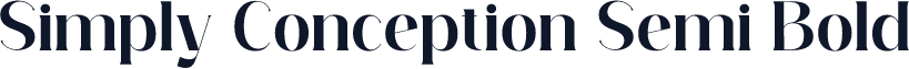 Simply Conception Semi Bold