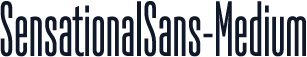 SensationalSans-Medium