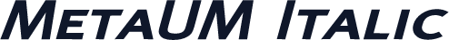 MetaUM Italic