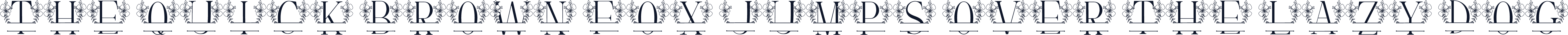 Magnolia Floral Line Monogram