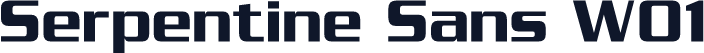 Serpentine Sans W01