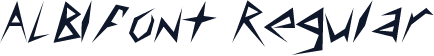 ALBIfont Regular