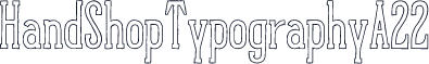 HandShopTypographyA22