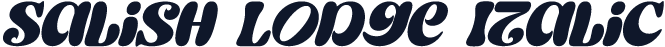 Salish Lodge Italic