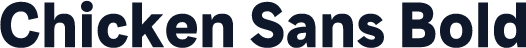 Chicken Sans Bold
