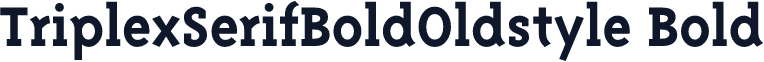 TriplexSerifBoldOldstyle Bold